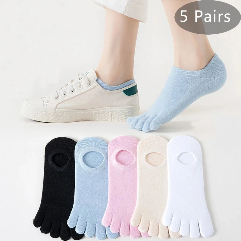 Calcetines de Dedos, Cortos pequeños (5 Pares)