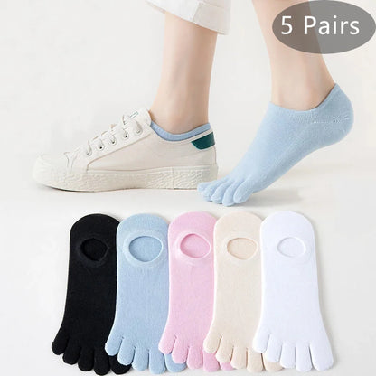 Calcetines de Dedos, Cortos pequeños (5 Pares)