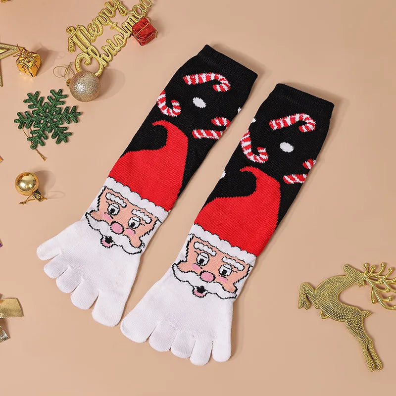 Calcetines de Dedos Altos: Navideños Talla 35-39 (1 Par)