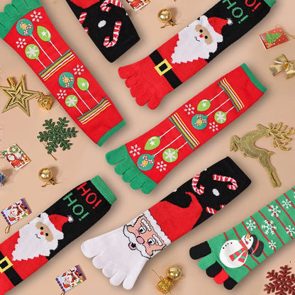 Calcetines de Dedos Altos: Navideños Talla 35-39 (1 Par)