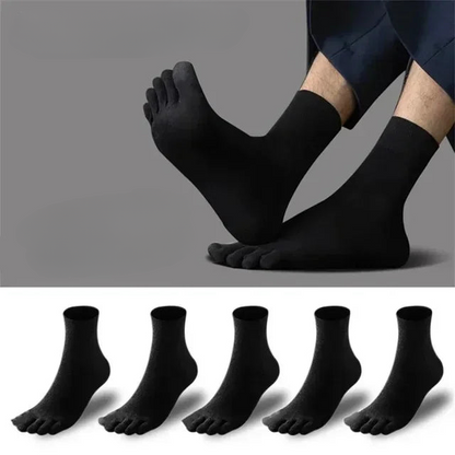 Toe Socks: Medium Height, S38-45 (5 Pairs)