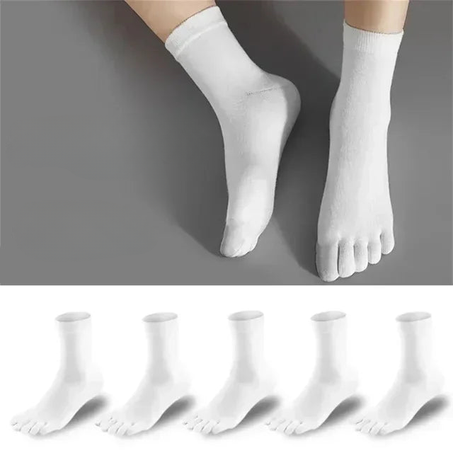 Toe Socks: Medium Height, S38-45 (5 Pairs)