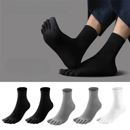 Toe Socks: Medium Height, S38-45 (5 Pairs)