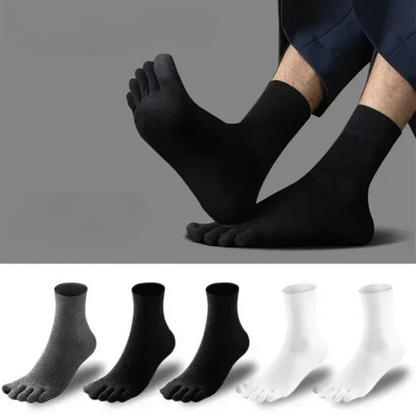 Toe Socks: Medium Height, S38-45 (5 Pairs)