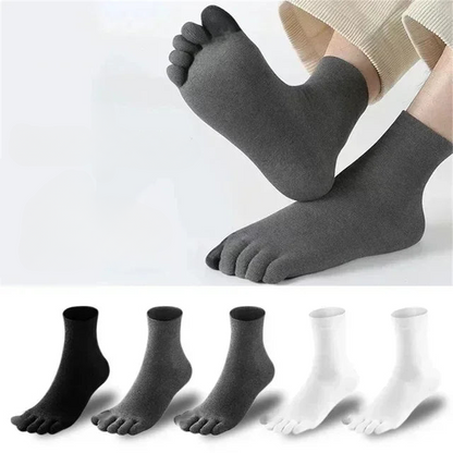 Toe Socks: Medium Height, S38-45 (5 Pairs)