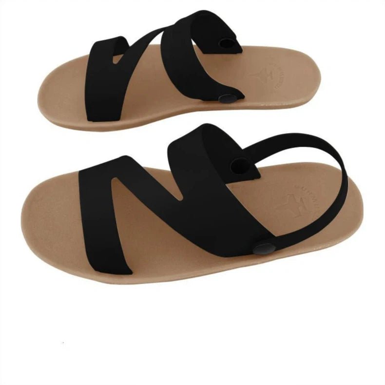 Sandalias Barefoot Breeze beige negro