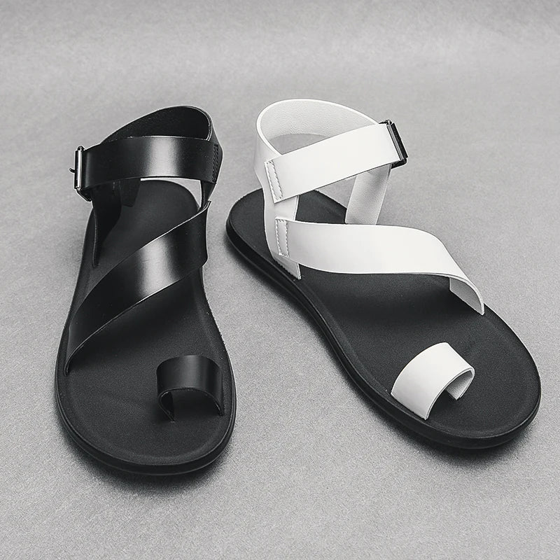 Sandalias Barefoot Origin negro y blanco